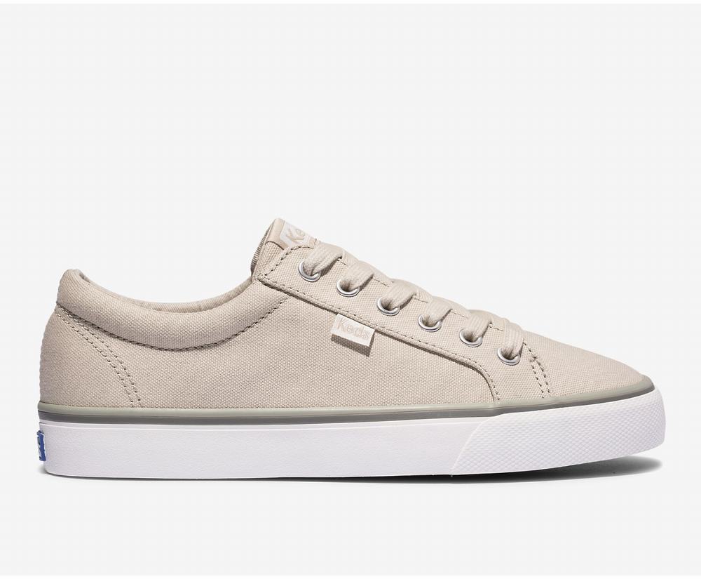 Women's Keds Jump Kick Feat Organic Cotton Sneakers Beige 8159062BV - South Africa